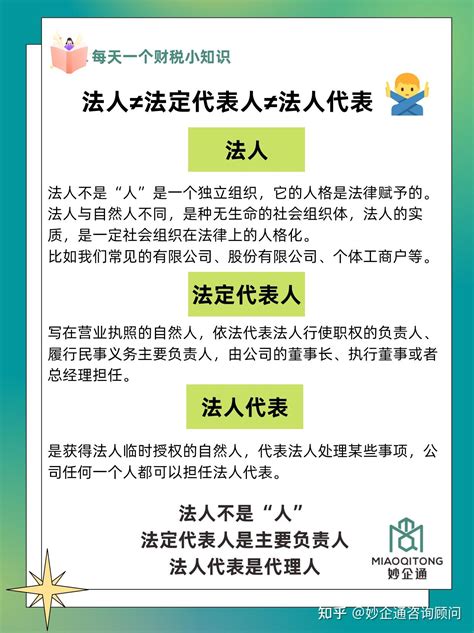 代表法人 意思|法人、法人代表、法定代表人？怎麼區分？最後再捋一。